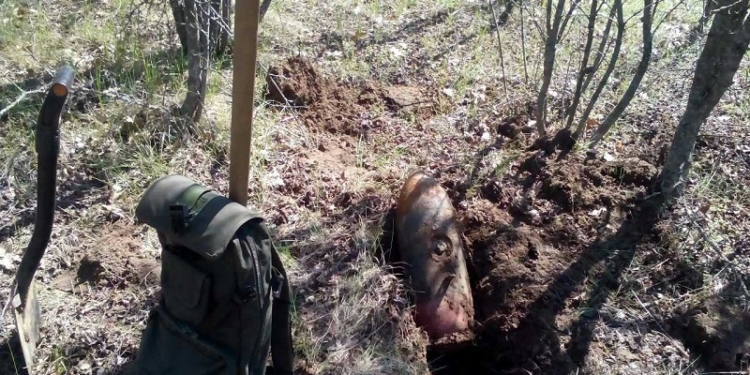Авиабомба и артснаряд – на Николаевщине обезвредили два отголоска минувшей войны