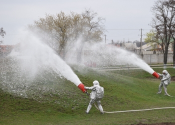 Диверсия и пожар не резервуаре с горючим в воинской части – на Николаевщине спасатели «учились» вместе с военными