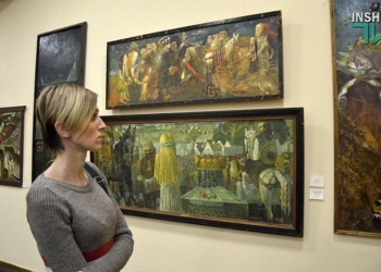 «Небесное и земное»: в Николаеве открылась выставка художника Андрея Антонюка