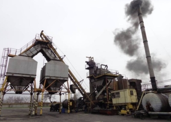 На Николаевщине начали работать два асфальтобетонных завода