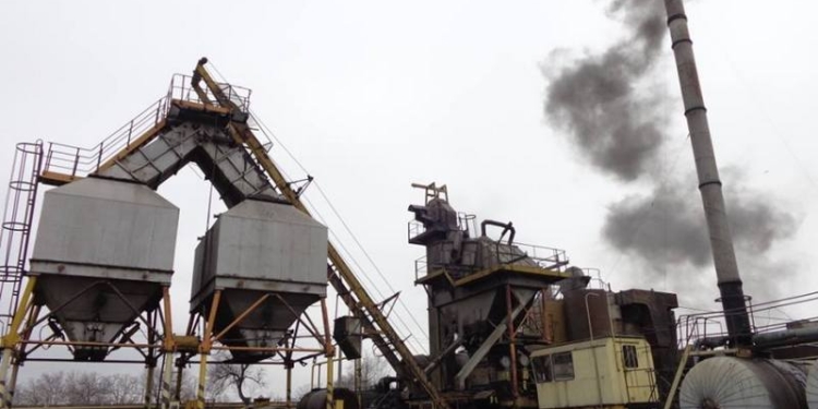 На Николаевщине начали работать два асфальтобетонных завода