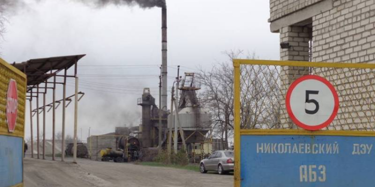 На Николаевщине начали работать два асфальтобетонных завода