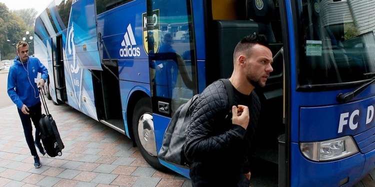 “Динамовцы” уже прибыли в Николаев, Забранский считает предстоящий матч главным в своей карьере