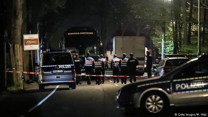 Немецкая полиция задержала гражданина РФ, подозреваемого в организации взрыва у автобуса дортмундской "Боруссии" 1