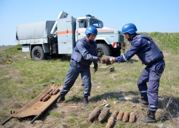 Возле острова Березань нашли и взорвали более 200 боеприпасов