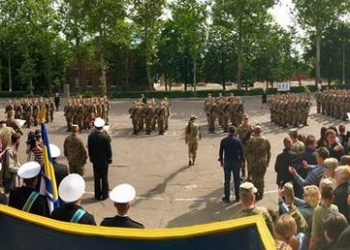 В Николаеве присягу верности украинскому народу приняли 158 курсантов Учебного центра ВМС
