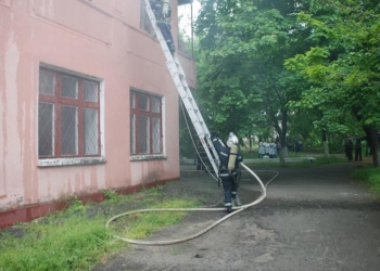 В Николаеве горела психиатрическая больница