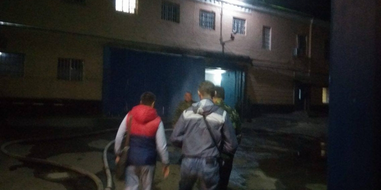 Пожар в Лукьяновском сизо. Сожгли VIP-камеры