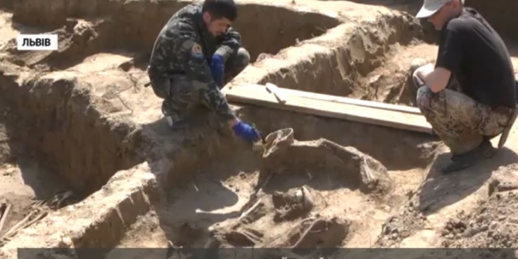 Копнули на метр – нашли 40 скелетов, глубже еще около 200. Во Львове опять нашли останки жертв коммунистического режима