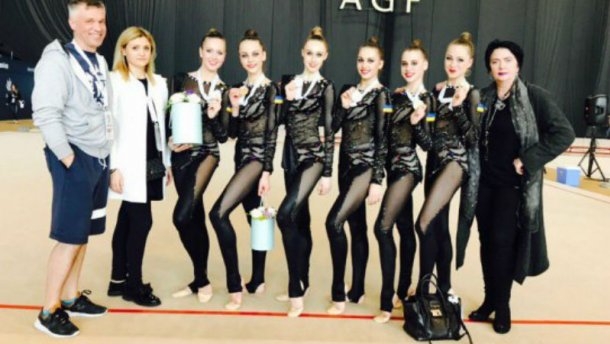 Украинские гимнастки завоевали “золото” на третьем этапе Кубка мира в Баку