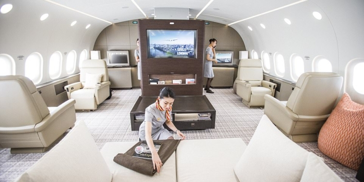 Как дома и даже лучше. Элитный самолет гарантирует действительно приятный полет