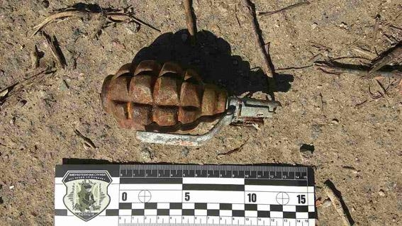 На пустыре в Центральном районе Николаева прохожие обнаружили боевую гранату