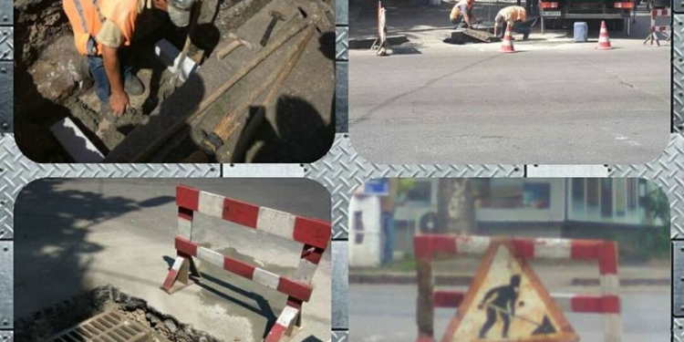 КП “ЭЛУ автодорог” восстанавливает сеть ливневой канализации города Николаева