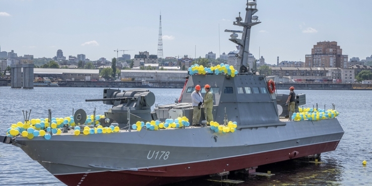 В Киеве спустили на воду очередную «Гюрзу-М», спроектированную николаевскими предприятиями