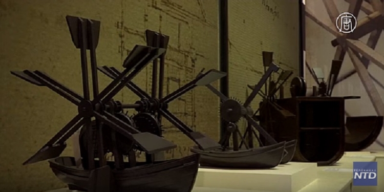 100 машин да Винчи представили на выставке в Бельгии