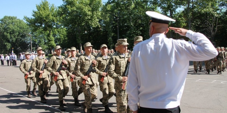 В 198-м Учебном центре ВМС ВСУ в Николаеве состоялся ритуал приведения к воинской присяге