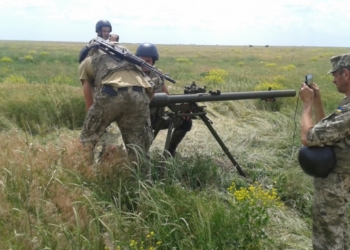 Военнослужащие пограничной комендатуры быстрого реагирования прошли боевое слаживание на николаевском полигоне «Широкий лан»