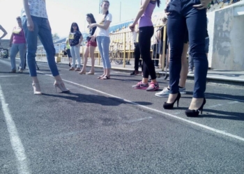 «Шпильки sprint»: в Ровно прошел забег на каблуках