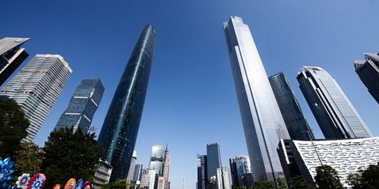 В китайском городе Гуанчжоу появился самый быстрый в мире лифт