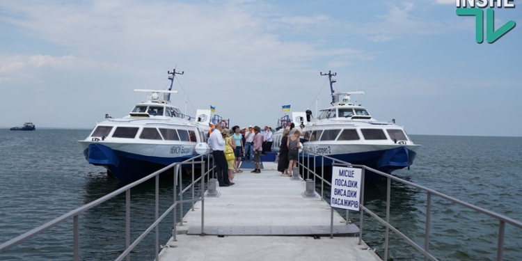 Первый рейс на Кинбурнскую косу: две области – одна цель