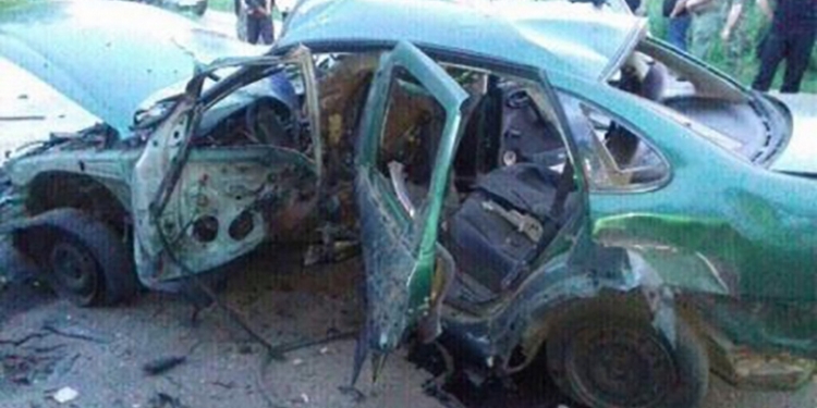 В Донецкой области взорвали машину с работниками СБУ – один погиб, четверо ранены