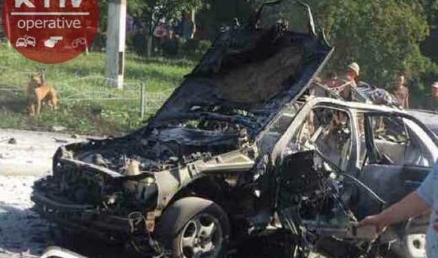 В Киеве взорван легковой автомобиль, есть пострадавшие