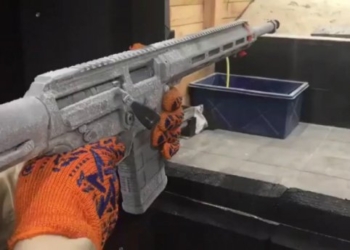 В Украине испытали замороженную винтовку в условиях экстремального холода