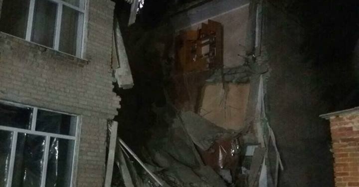 ЧП в Новом Буге: разрушилась часть Новобугской опорной школы №1