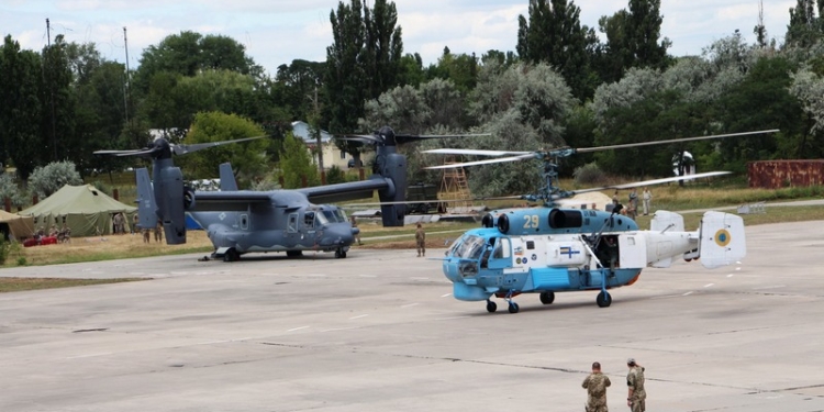 «Си Бриз-2017»: в Николаеве состоялся авиационный компонент украинско-американских учений