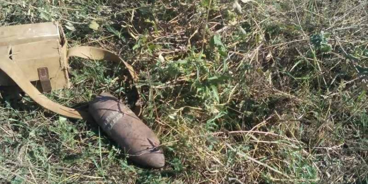 На Николаевщине обезвредили артснаряд