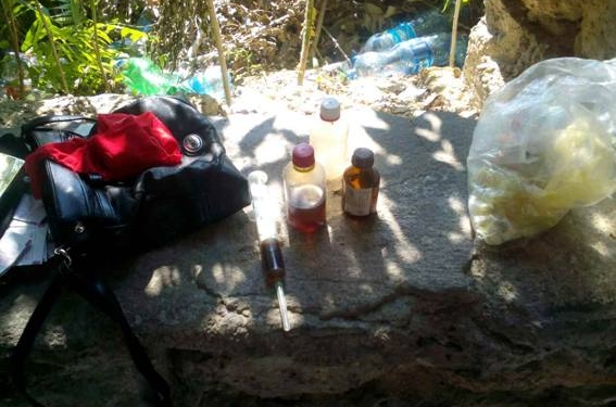 В Вознесенске у пьяной женщины нашли почти 30 мл ацетиллированного опия