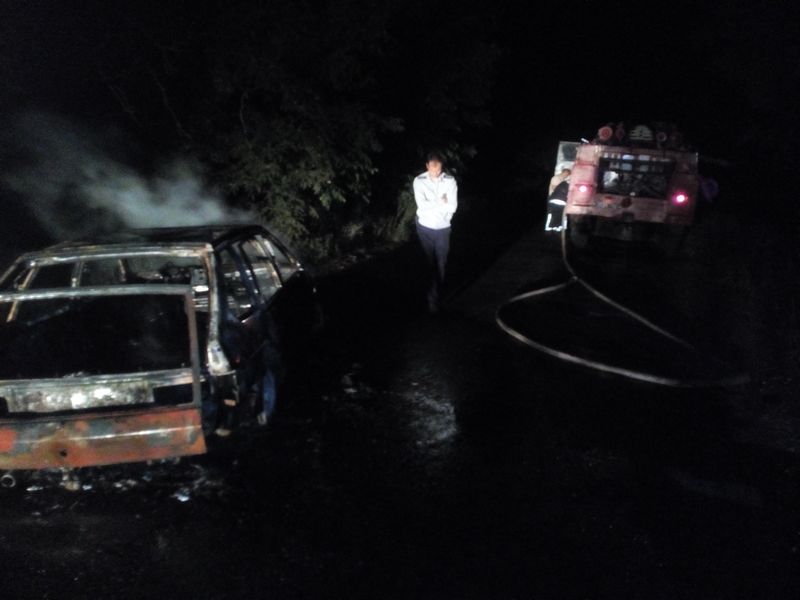 За сутки на Николаевщине загорелись два авто – одно удалось спасти 1