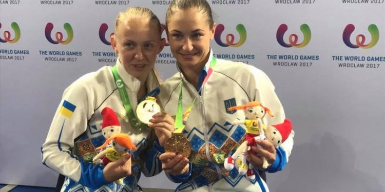 Всемирные Игры-2017: дуэт спортсменок из Николаева и Харькова стал «золотым» в прыжках на батуте