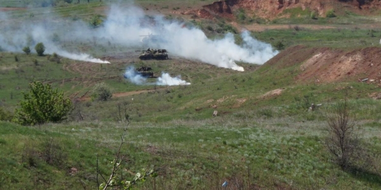 На военном полигоне в Днепропетровской области ранены 8 военнослужащих