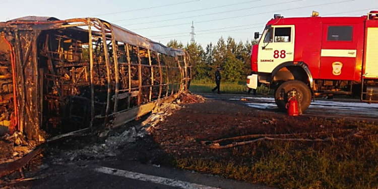 В Татарстане пассажирский автобус столкнулся с грузовиком – погибли 14 человек