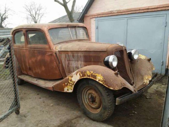 В Украине нашли старинный автомобиль 5