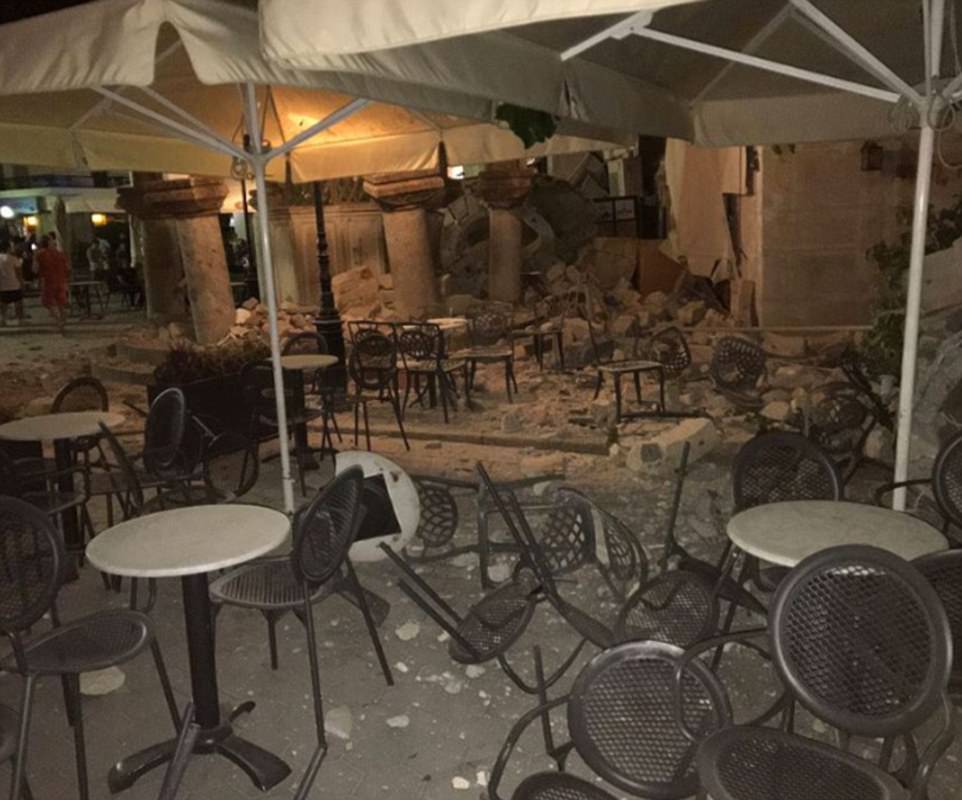 Мощное землетрясение в Греции и Турции. Есть погибшие и раненые 9