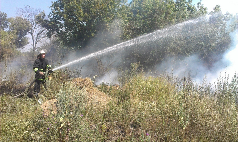 В Большой Коренихе вчера тушили сухую траву на площади в почти 5 га. И это не единственный пожар на Николаевщине в экосистеме 9