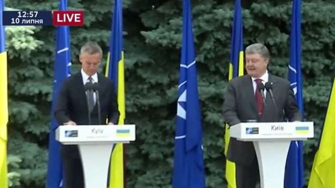 Украина-НАТО. Порошенко и Столтенберг рассказали о планах сотрудничества