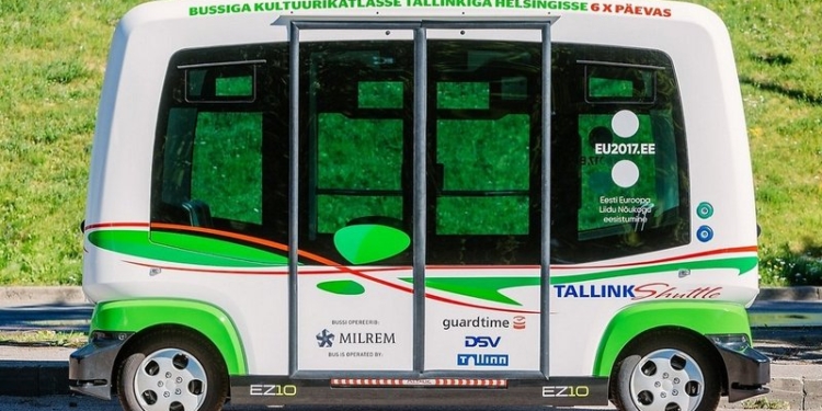 В Эстонии запустят бесплатные автобусы-беспилотники