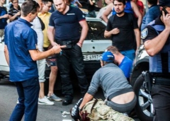 Видео перестрелки в Днепре, в которой убили АТОшников