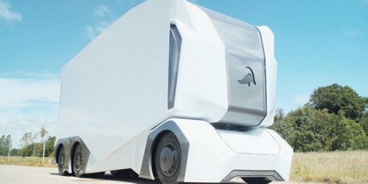 В Швеции презентовали беспилотный грузовик