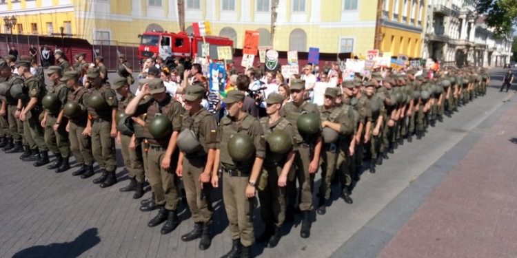 В полиции заявили, что ЛГБТ-прайд в Одессе прошёл без нарушений