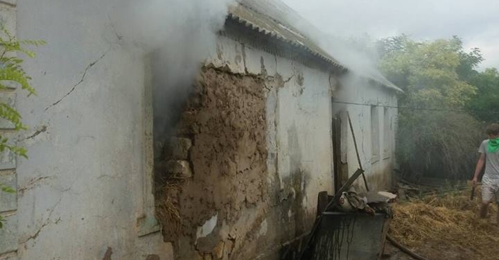 Короткое замыкание «подожгло» хозпостройку с сеном в Новоодесском районе