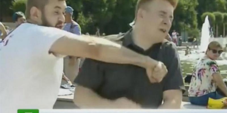 32-летний москвич, ударивший журналиста НТВ на День десантника, проведет полгода на исправительных работах