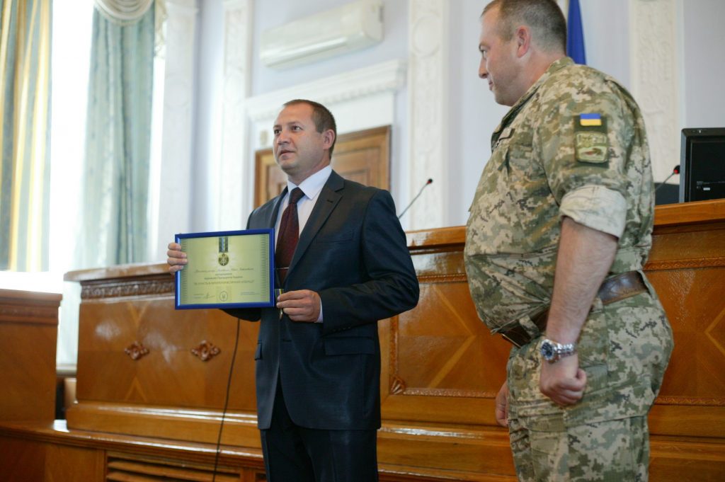 Заммэра Николаева Юрия Степанца Президент отметил за участие в АТО 3