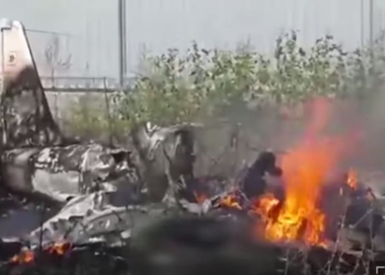В Казахстане на учебном самолете разбился и сгорел украинский пилот