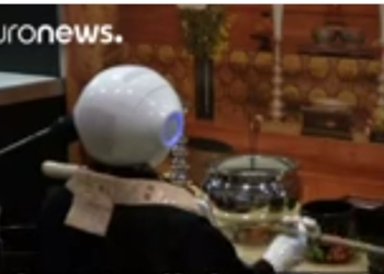 Почем будет похоронить? А с роботом вместо священника? В Японии представили такого на “похоронной” ярмарке