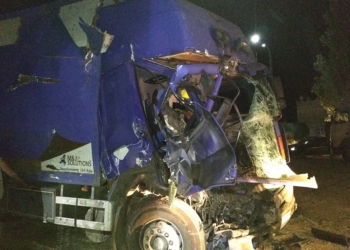 На Николаевщине столкнулись три грузовика: водитель одного из них погиб, пассажир еще одного – пострадал