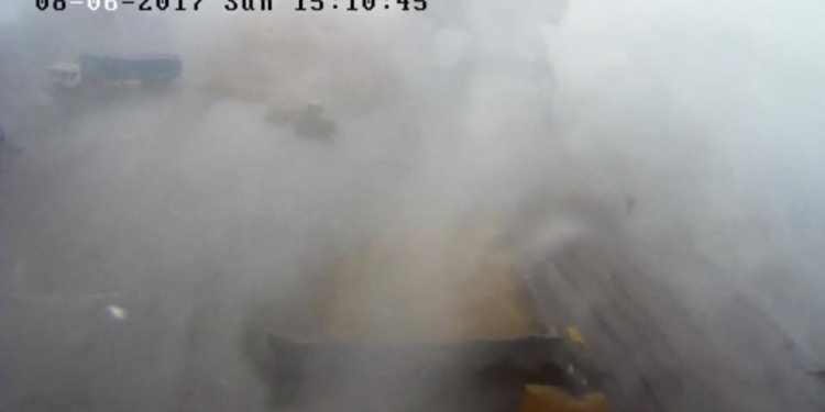 Ураган в порту “Ольвия”. 200-литровые бочки летали, как щепки